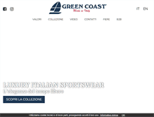 Tablet Screenshot of greencoast.it